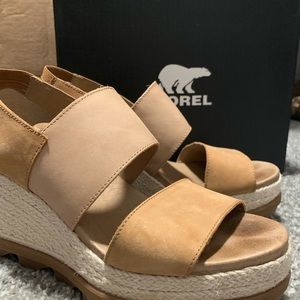 Sorel Joanies II slingback Jute Wedge - size 10